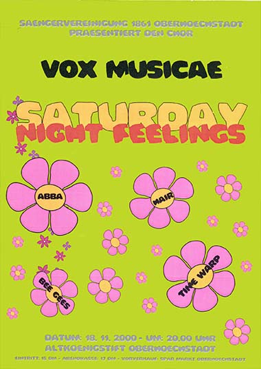 Plakat SatNightFeelings